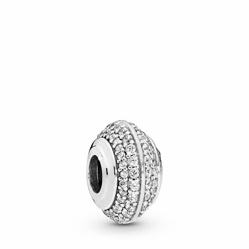 Talismane Pandora Sparkling Pavé Argint (kD0X8qBE)